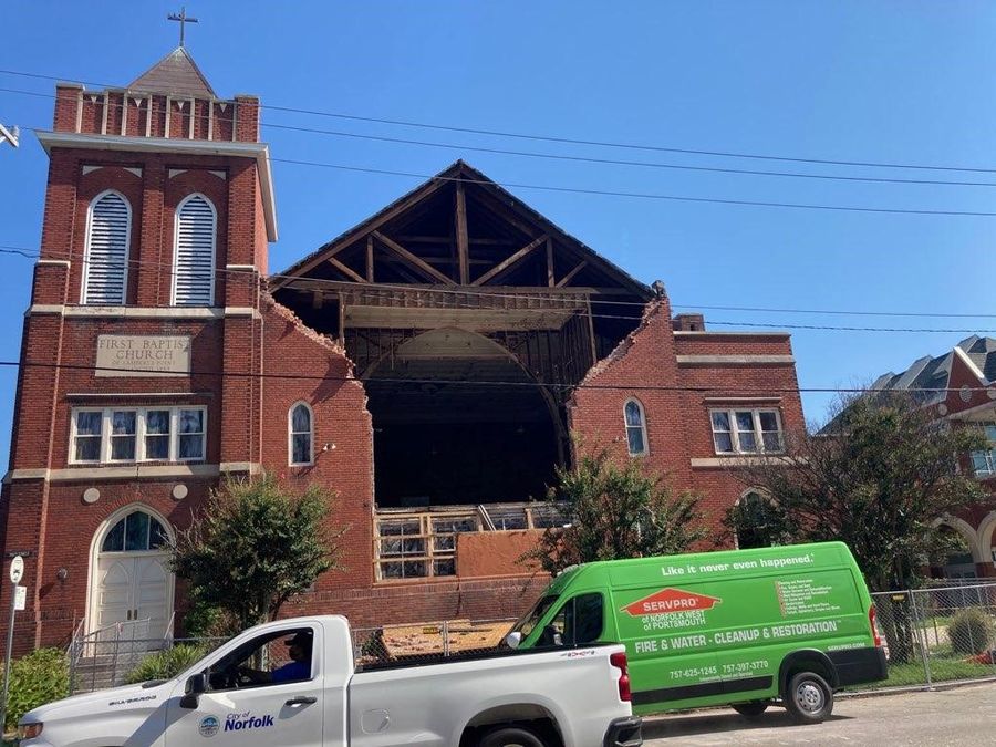 Commercial structural collapse